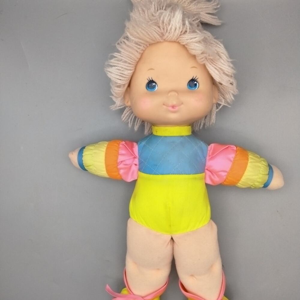 Vintage 1983 Rainbow Brite 'Tickled Pink' Baby Doll Hallmark Plush 15"